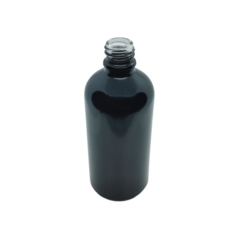 100ml black glossy glass bottle-Bouteilles-WTF Lab