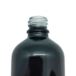 100ml Black Glossy Glass Bottle-Bottles-WTF Lab