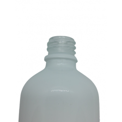 100ml white glossy glass bottle-Bouteilles-WTF Lab