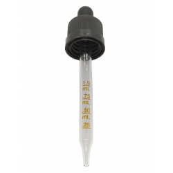 Black Dropper CRC Graduated 60ml 18mm-18mm-WTF Lab