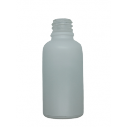 30ml White Matte Glass Bottle.