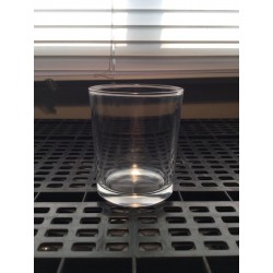 Medium Clear Glass Candle Jar