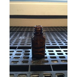 15 ml amber glass bottle