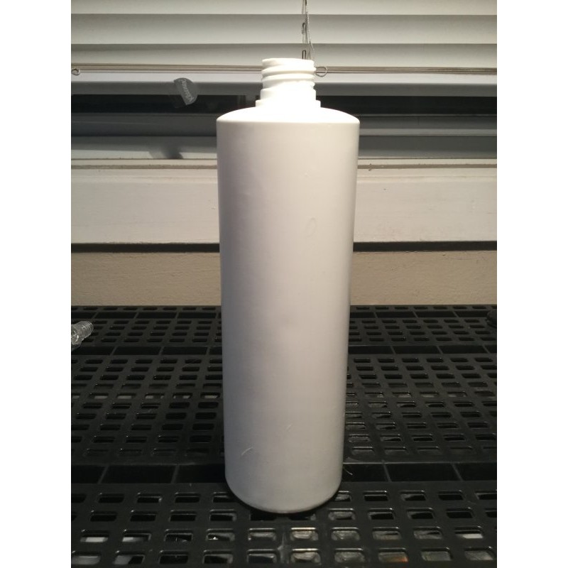 500ml white HDPE cylinder bottle-Bottles-WTF Lab