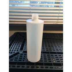 500ml natural HDPE cylinder bottle-Bottles-WTF Lab