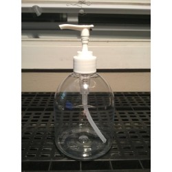 500 ml clear PET bell bottle