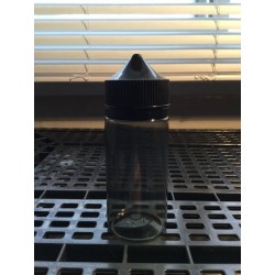 100ml black pet chubby bottle-Bottles-WTF Lab