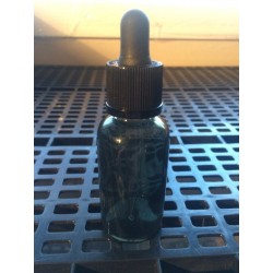 30ml Black Tinted Glass Bottle.