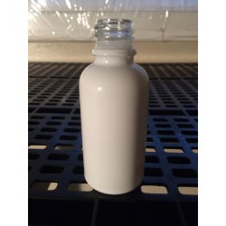 30 ml white glossy bottle