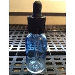 30ml Blue Gradient Glass Bottle.