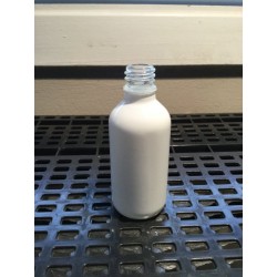 60 ml white glossy glass bottle