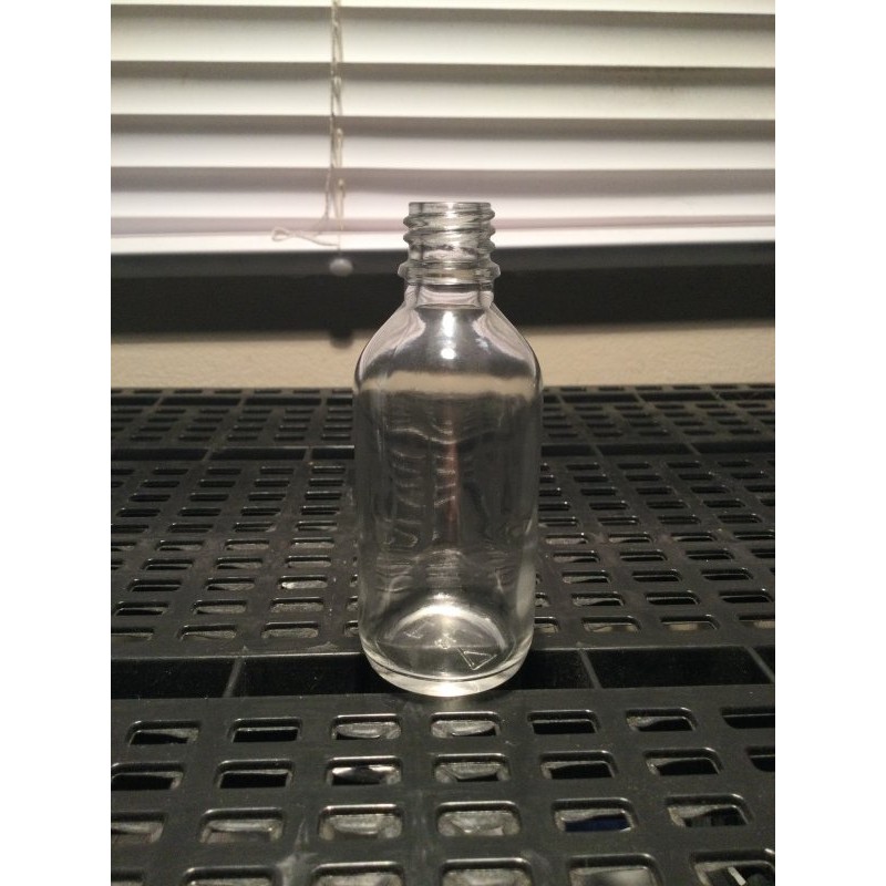 60 ml clear glass bottle