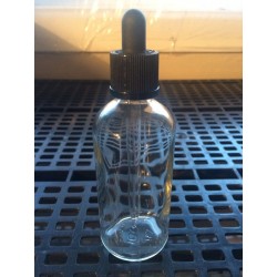 100 ml clear glass bottle