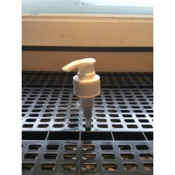 White Lotion Pump Cap 28mm-28mm-WTF Lab