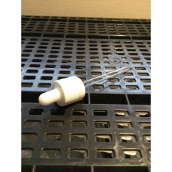 White dropper CRCTE 100ml 18mm-18mm-WTF Lab