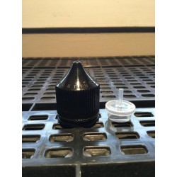 Black v3 Chubby Cap Clear Tip 30ml & 60ml 23mm-23-410-WTF Lab