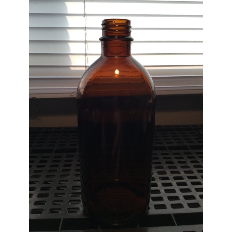 500ml Amber glass bottle-Bottles-WTF Lab