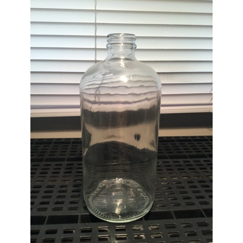 1L Clear glass bottle