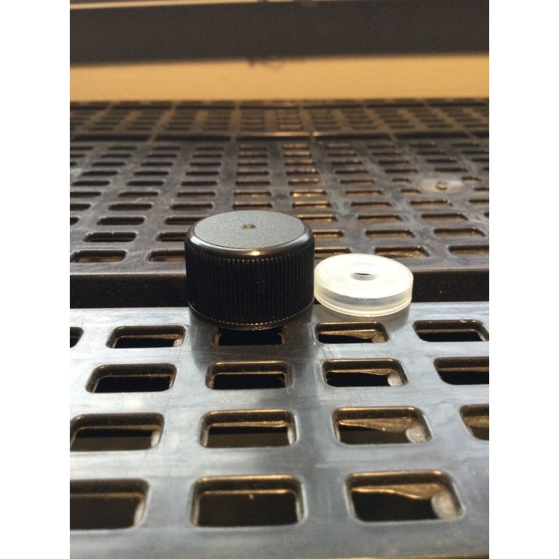 Black screw cap 23mm-23-400-WTF Lab