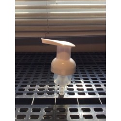 White foam pump cap 40mm-40-410-WTF Lab