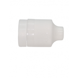 White CRCTE Screw Cap 13mm-13mm-WTF Lab